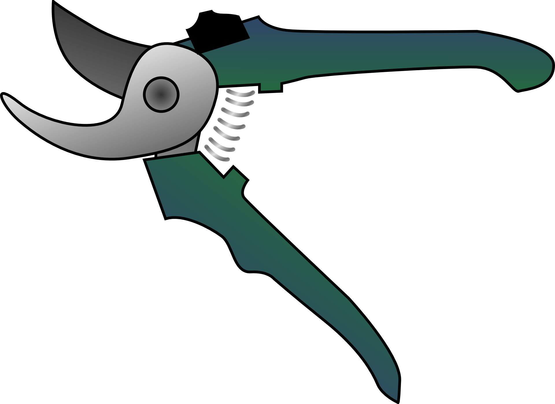 Pruning Shears Clipart (1920x1399), Png Download