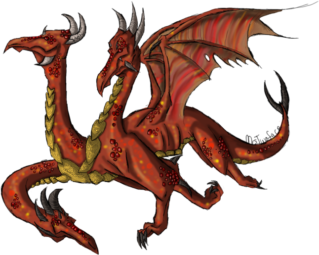 Pin Free Download Black Dragon Head Picture Fantasy - Three Headed Dragon Png (900x639), Png Download