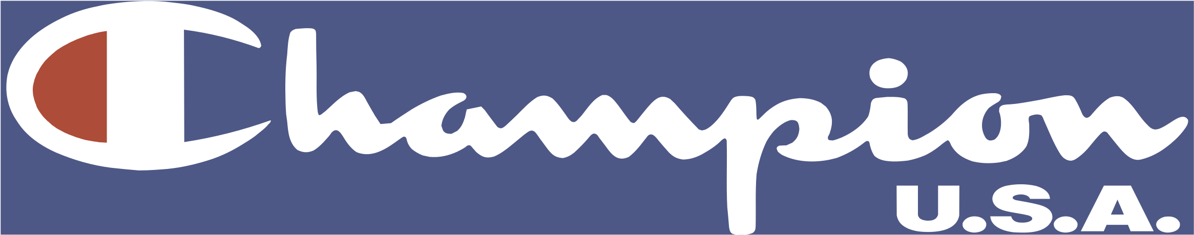 Champion Usa 1164 Logo Png Transparent - Champion Usa Logo Font (2400x2400), Png Download