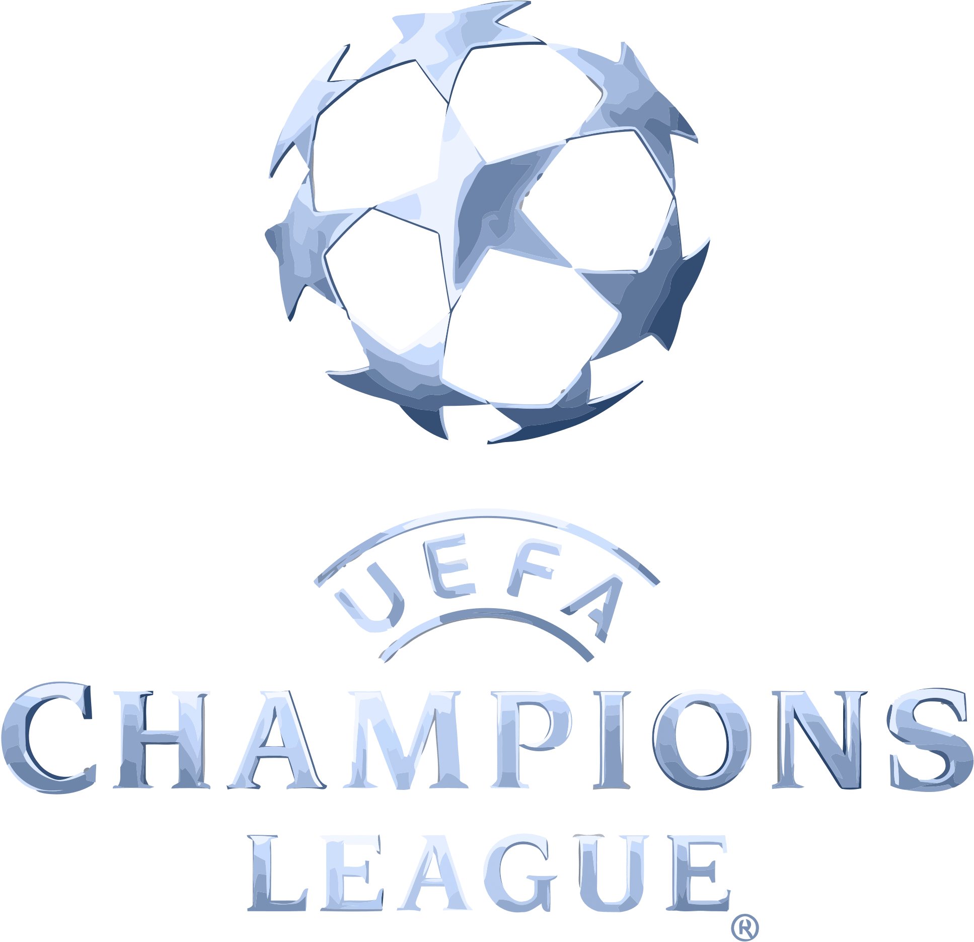 The Knockout Stage Of The Champions League Begins This - Uefa Champions League Ligue (2000x2000), Png Download