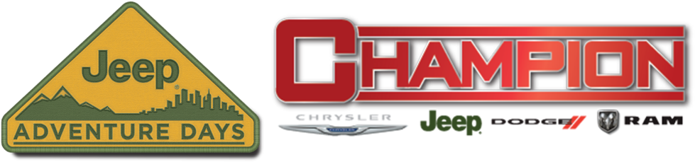 Jeep Adventure Days At Champion Chrysler Jeep Dodge - Dodge Ram (1024x297), Png Download