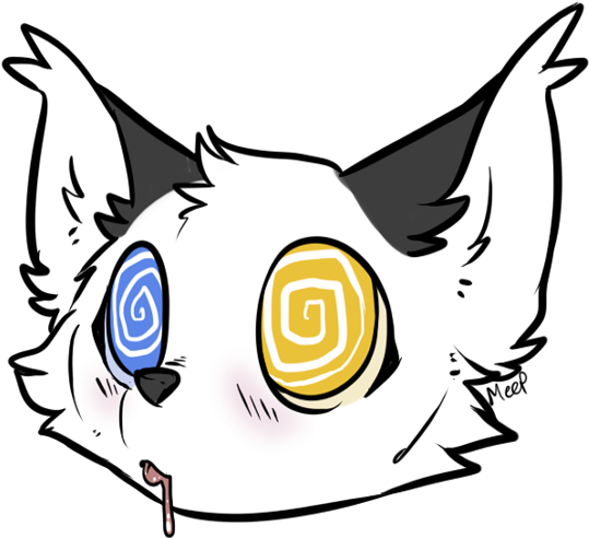 [not Mine] Happy Drool (554x510), Png Download