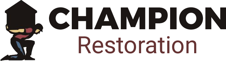 Champion Restoration Water Fire Storm Damage Recovery - Control 4 (724x196), Png Download