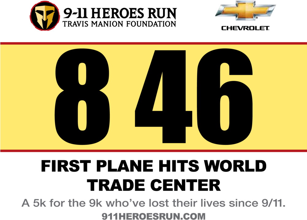 Travis Manion 9/11 Heroes Run Guerilla Bib Design (1000x763), Png Download