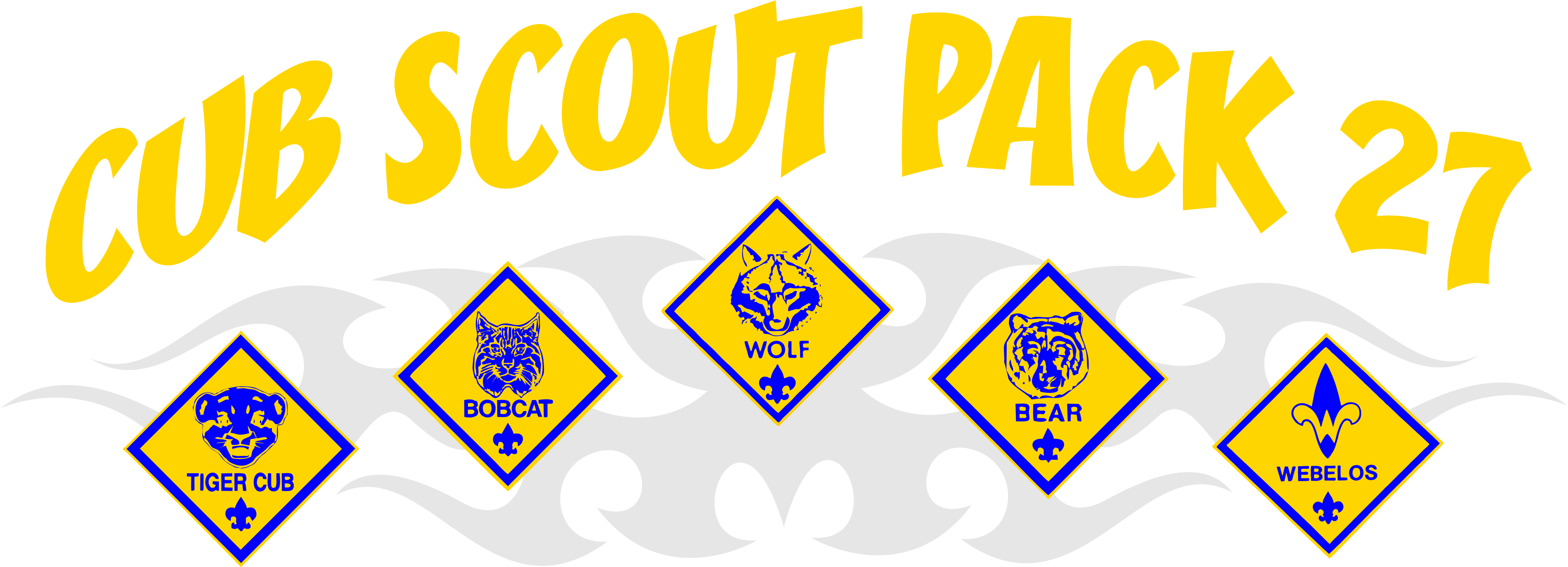 Cub Scouts Pack 27 (3961x1433), Png Download