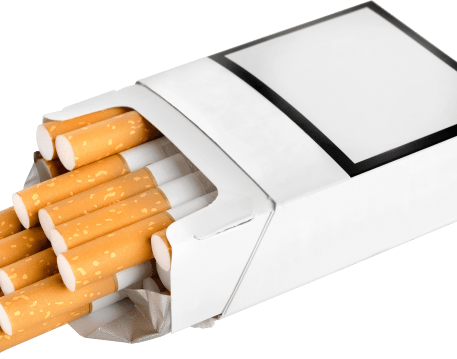 Ashtrays / Cigarettes / Tobacco - Pack Of Cigarettes Png (457x359), Png Download
