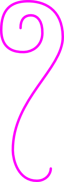 Pink Vertical Flourish Clip Art - Pink Vertical Divider (210x591), Png Download