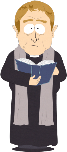 Cemetery Staff Priest - Priest (960x540), Png Download