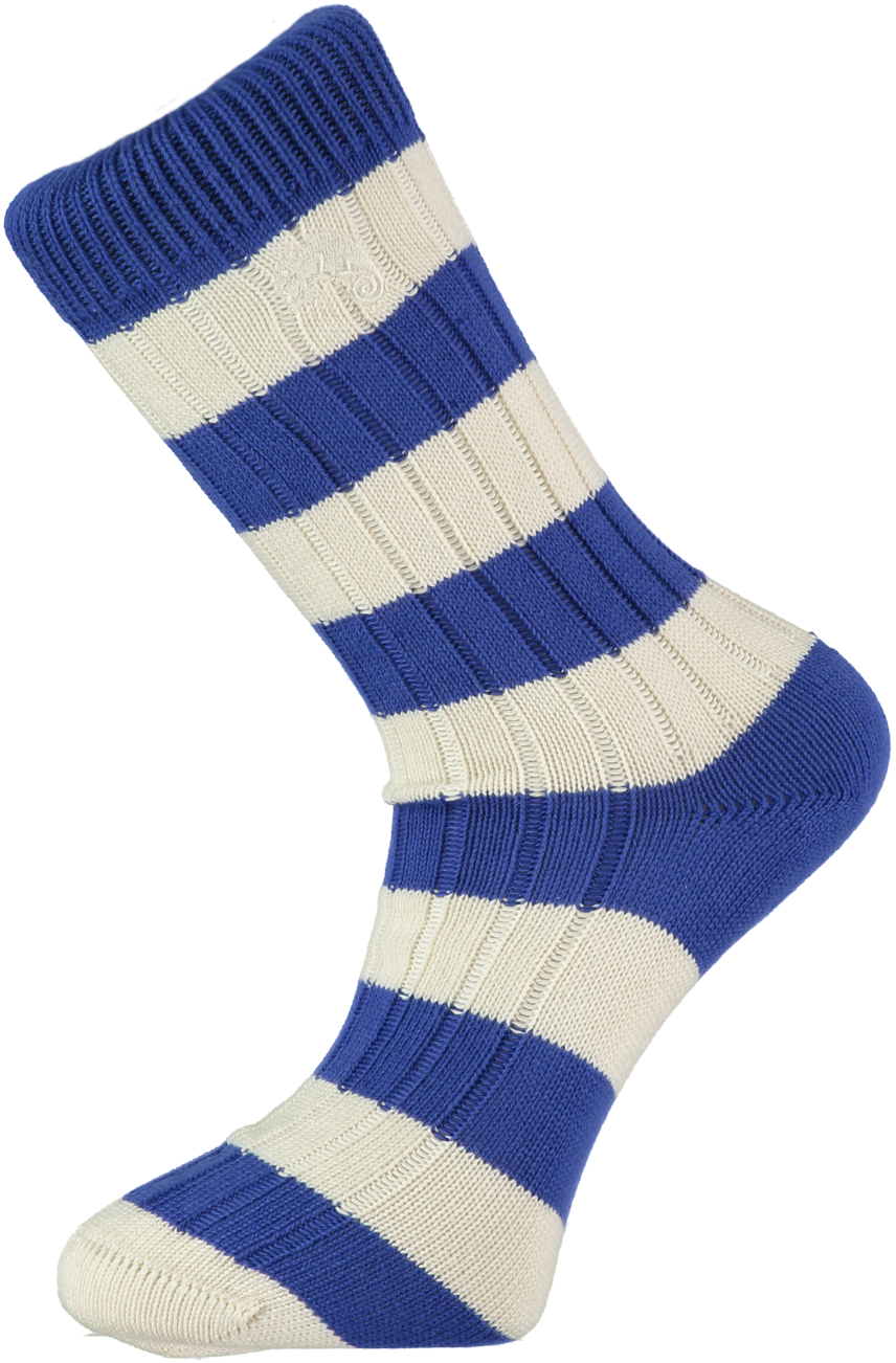 Blue And White Striped Socks - Cotton Striped Socks Mens (986x1500), Png Download