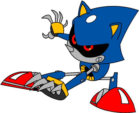 It Looks Like The Sonic Cd Metal Sonic So That's Alright - Sonic Mania Adventures Metal Sonic (530x469), Png Download