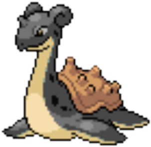 Night Lapras - Pokemon Lapras Pixel Art (420x420), Png Download