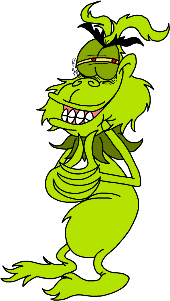 Jpg Royalty Free Grinch Face Clipart - Transparent Grinch (721x1107), Png Download