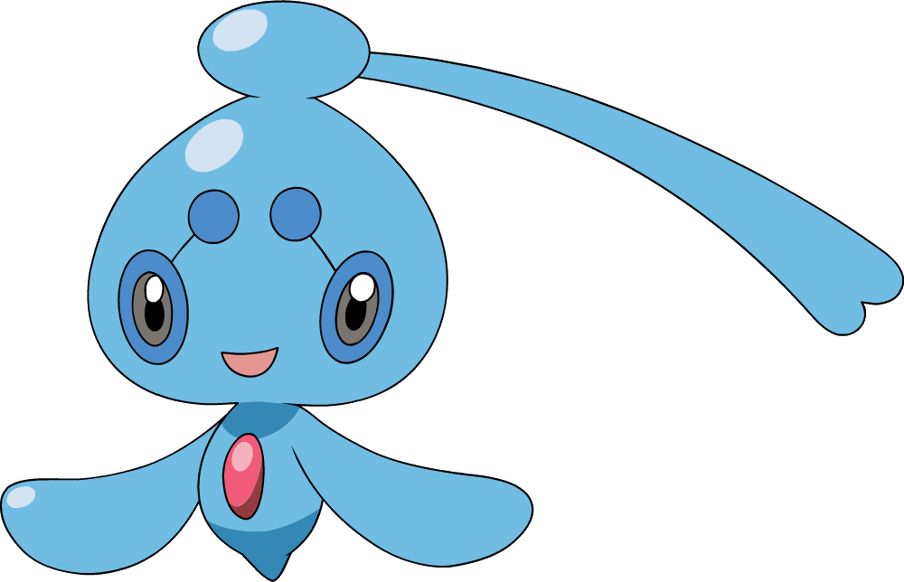 View 489phione Dp Anime , - Pokemon Phione (1000x644), Png Download