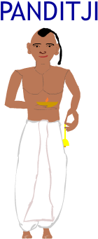 Clip Art For Free - Pandit Clipart Standing (550x400), Png Download