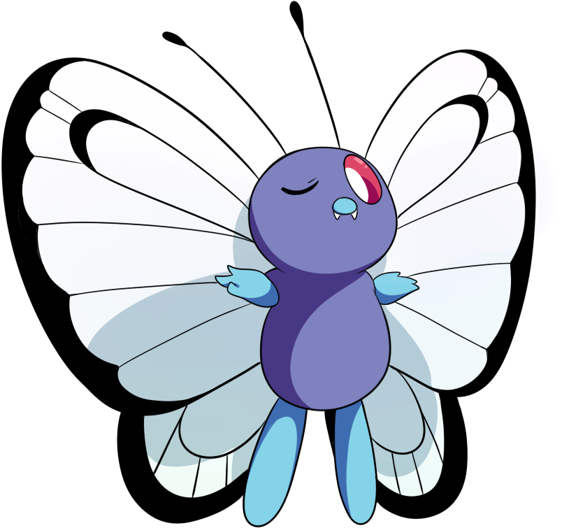 Butterfree (830x830), Png Download