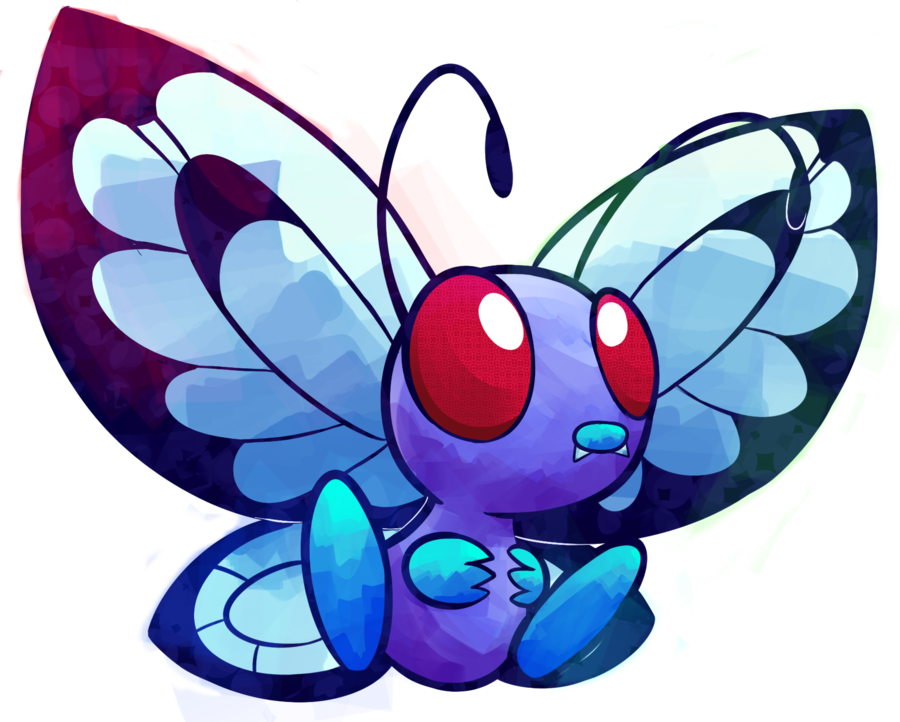 Butterfree - Pokemon Butterfree (900x722), Png Download