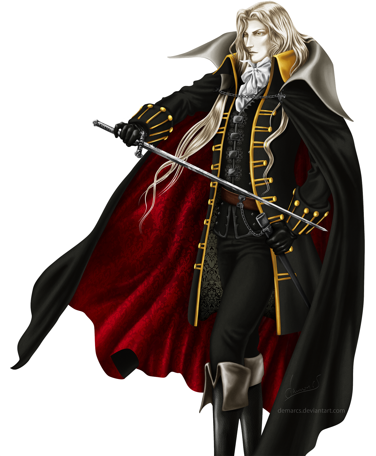 Alucard Castlevania - Alucard Png (1574x1969), Png Download