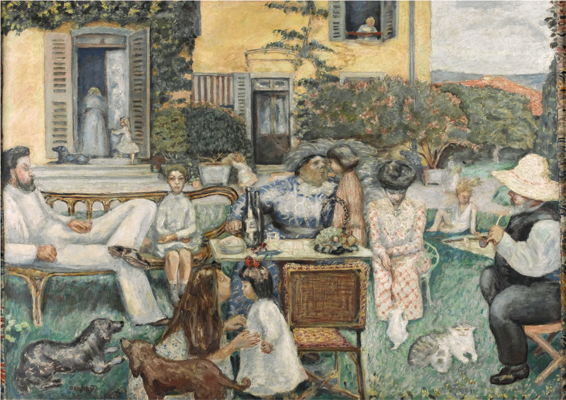 La Tarde Burguesa - Terrasse Family (1280x1024), Png Download