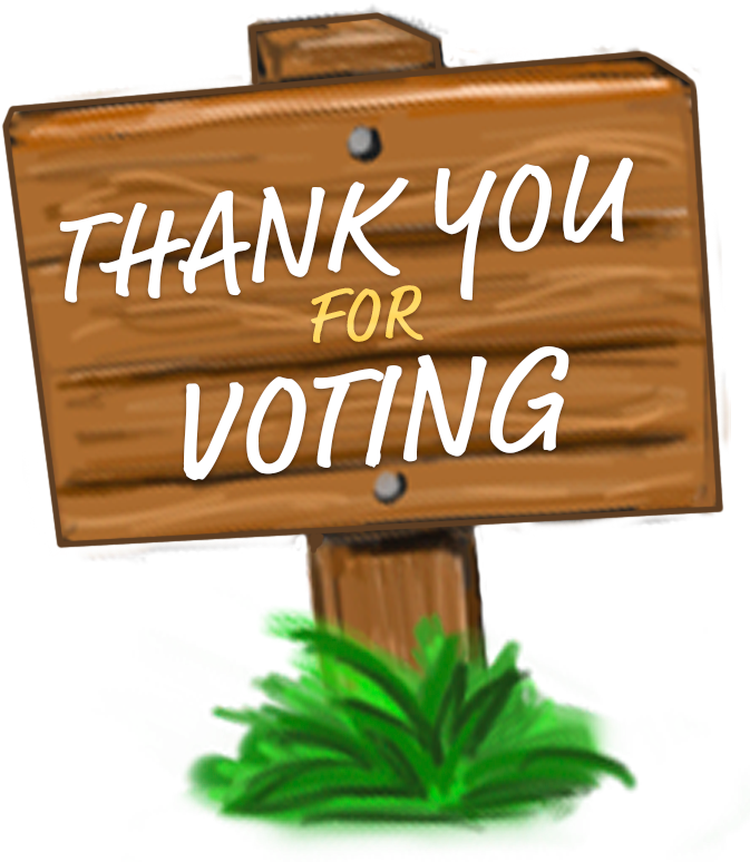 Vote For Us - Sign (710x798), Png Download