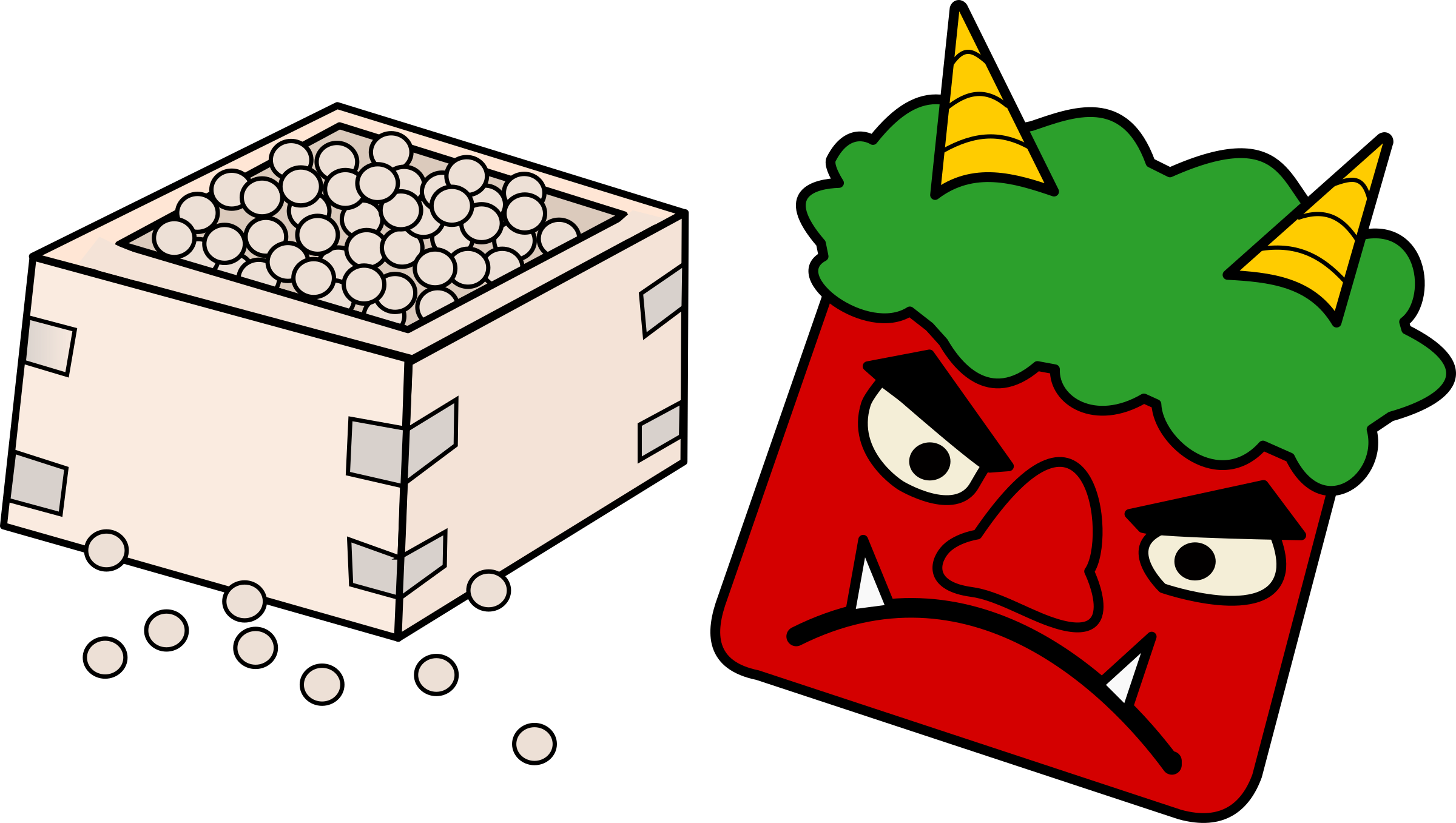 This Free Icons Png Design Of New Setsubun Oni (2400x1357), Png Download