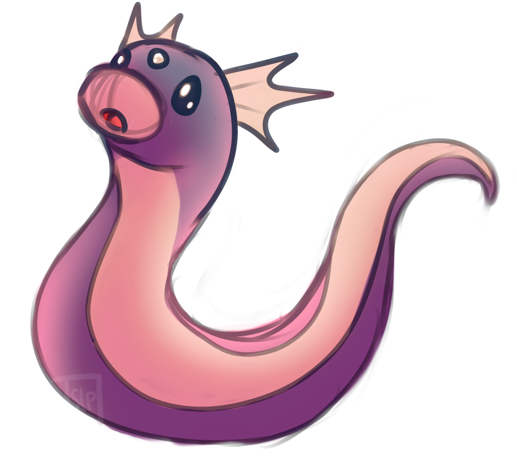 Dratini - Cartoon (1500x1200), Png Download