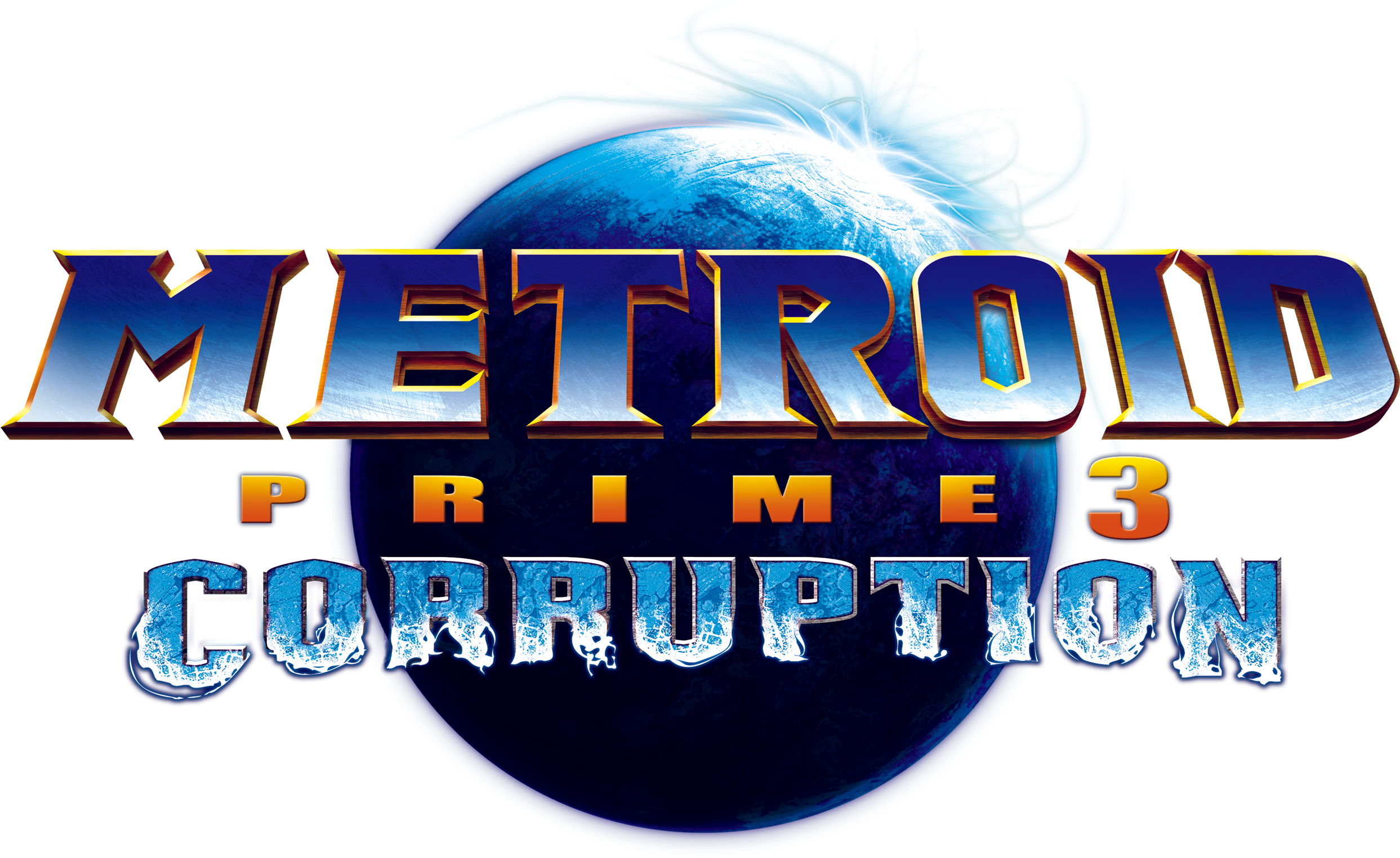 Metroid Prime - Metroid Prime 3 Logo (3150x2100), Png Download
