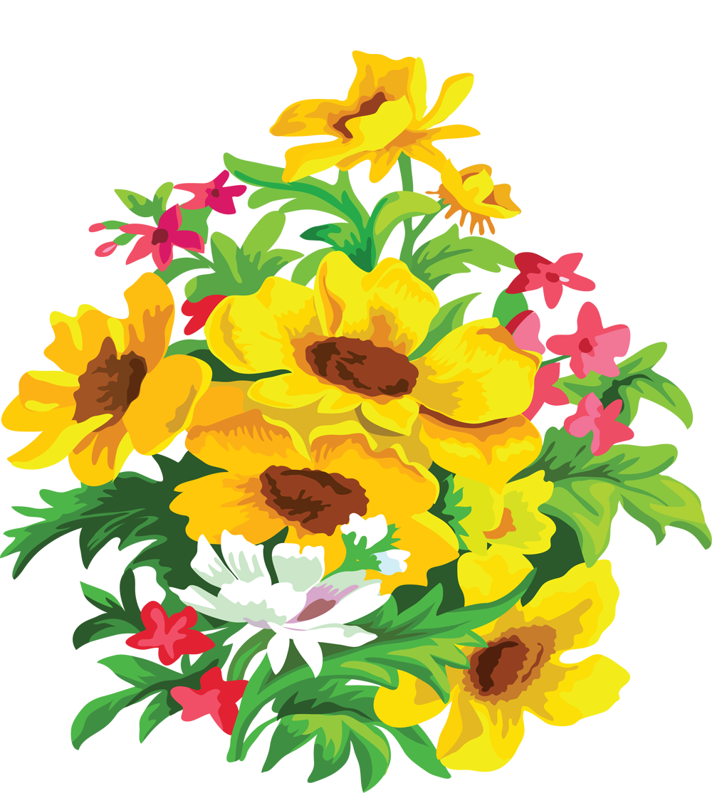 Http - //foto Ramki - Com/predmety/clipart Buket - - Mexican Flower Free Png (1000x1114), Png Download