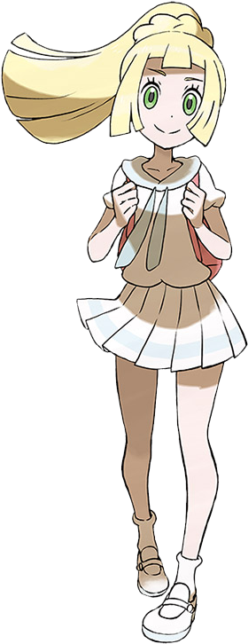 Lillie - Pokemon Ultra Sun Lillie (350x350), Png Download