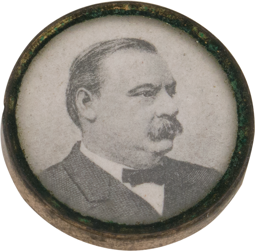 Grover Cleveland Political Button Museum - Grover Cleveland Campaign Button (1000x968), Png Download