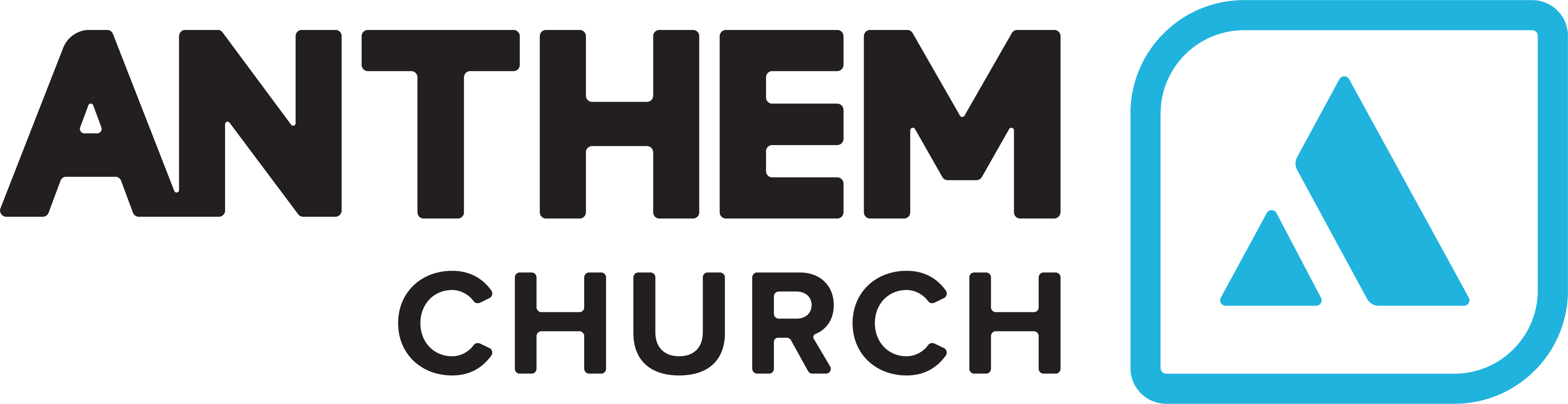 Anthem Church Right - Fountain Church Pleasanton (3602x930), Png Download