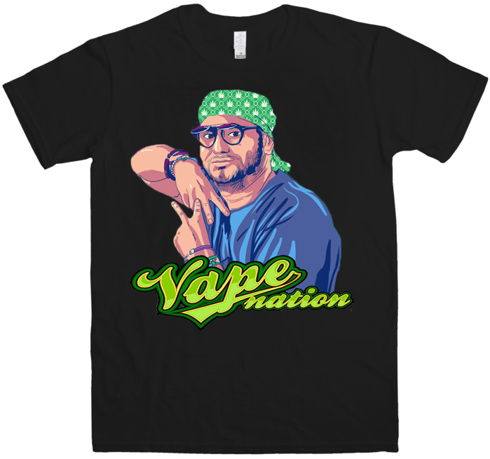 Vape Nation T-shirt - David Bowie Band Tee (700x700), Png Download