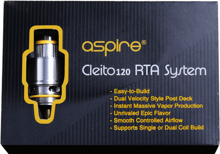 Ejuice Vape / Vaporon / Ecig / Vapenation / Vapers - Cleito 120 Rta (800x800), Png Download