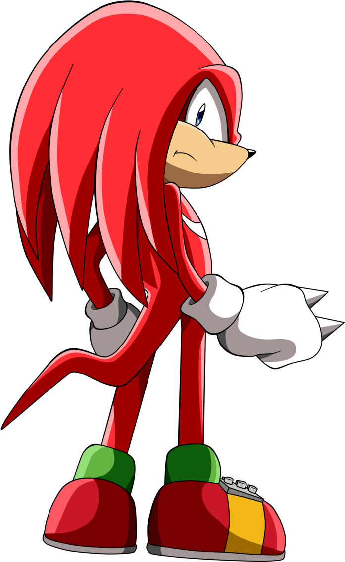 Knuckles - Knuckles The Echidna Anime (900x1184), Png Download