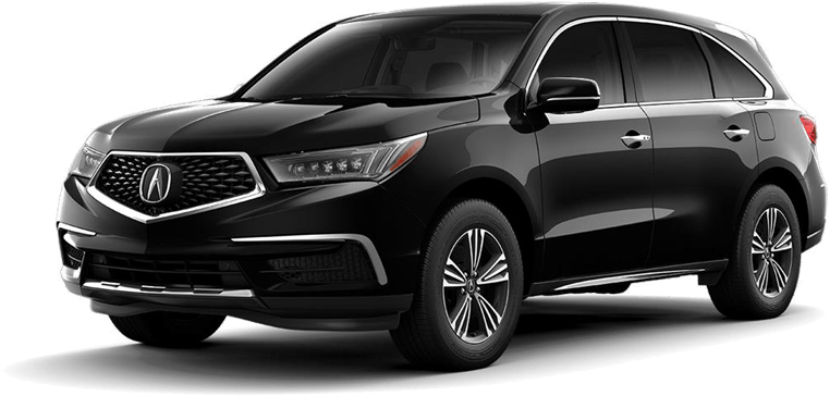 Mdx - Acura Mdx 2018 Black (800x504), Png Download