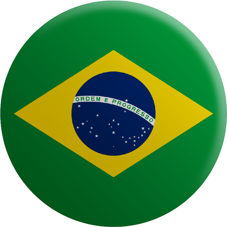 Bandeira Afiliados Português Do Brasil - Brazil National Team Flag (768x768), Png Download
