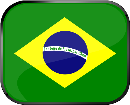 Vetor Da Bandeira Do Brasil By Claudiormrt - Bandeira Do Brasil Vetor Png (500x450), Png Download