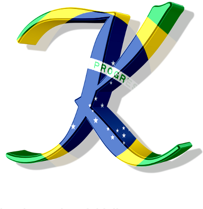 Alfabeto Bandeira Do Brasil Png (600x600), Png Download