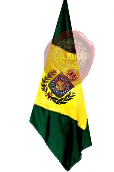 Bandeira Do Brasil Imperial - Brazil (398x600), Png Download