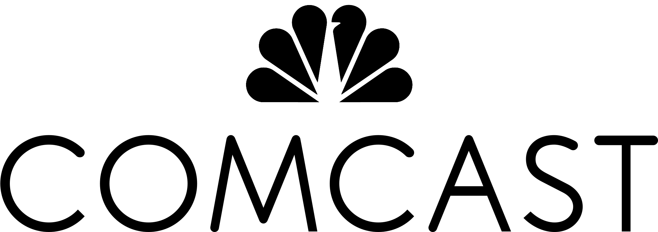 Comcast Logo - Comcast Logo Png (2400x848), Png Download
