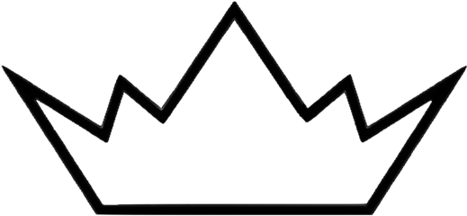 Vinyl Crown Logo - White Crown Logo Png (600x332), Png Download
