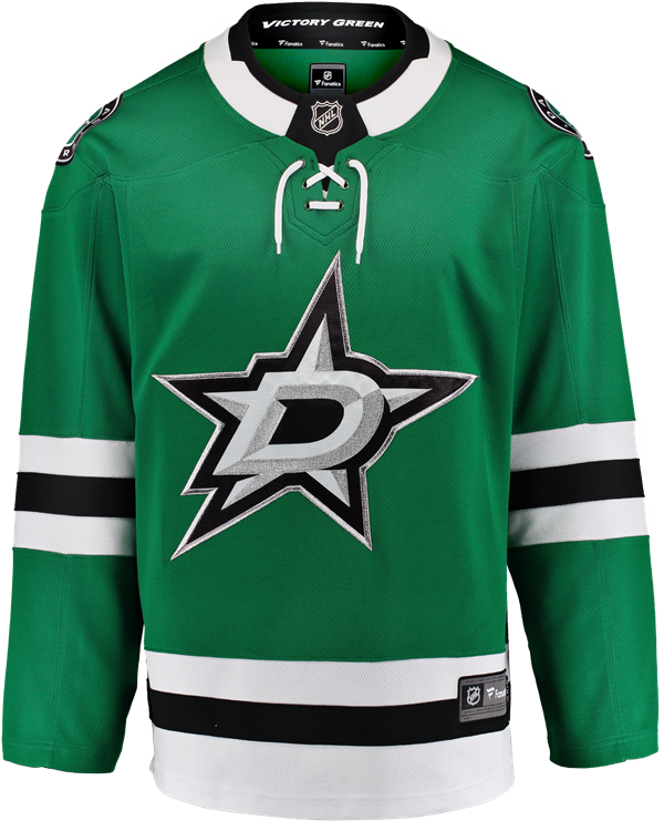 Dallas Stars Jersey , Men - Dallas Stars Fanatics Branded Home Breakaway Jersey (600x741), Png Download