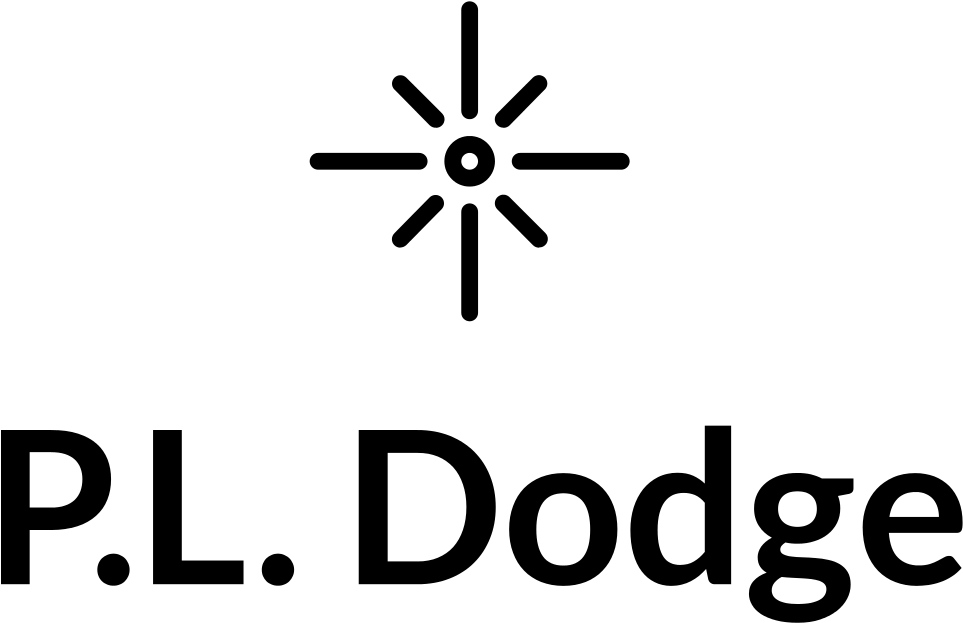 Pl Dodge Logo Example - Black-and-white (1000x660), Png Download