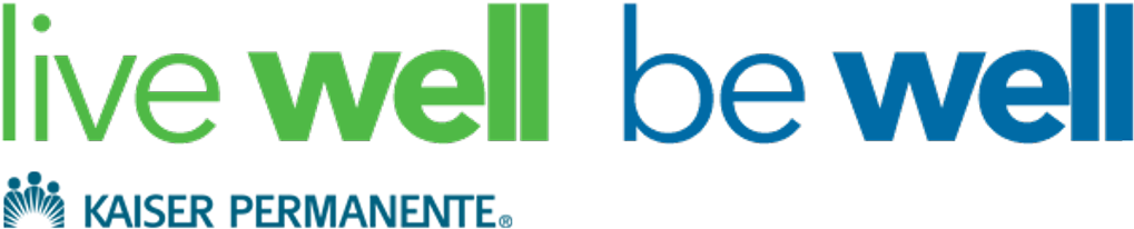 Kaiser Permanente - Kaiser Permanente Live Well Be Well (1024x341), Png Download