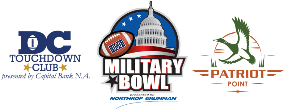 The Dc Touchdown Club Presented By Capital Bank N - Military Bowl (1000x369), Png Download