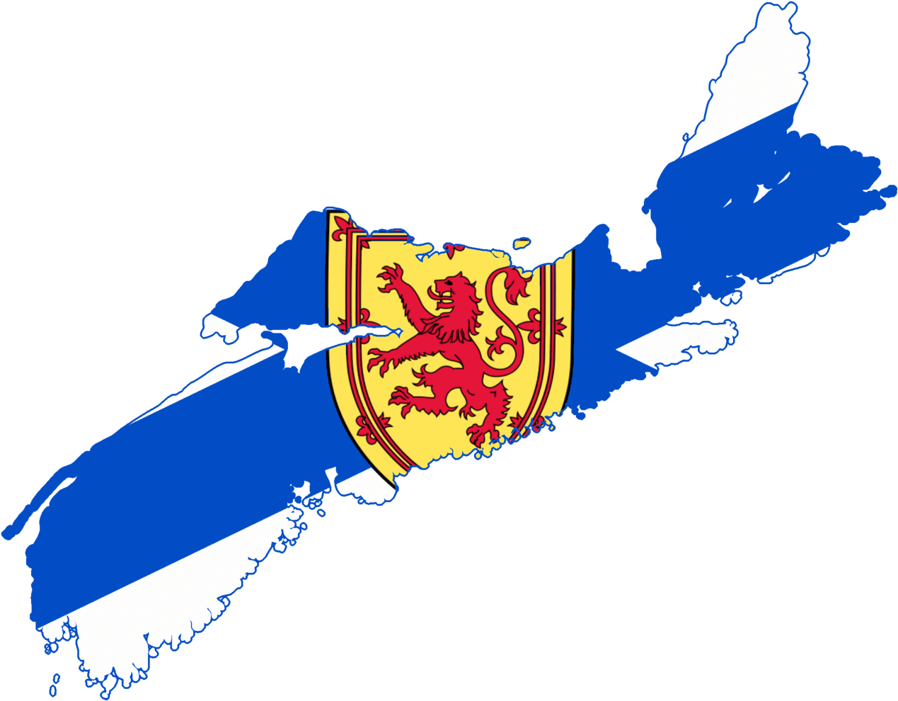 Capitals Sporcle Valid Africa Quiz Picturesque Capitals - Nova Scotia Flag Map (1280x1012), Png Download