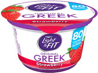 Light - Dannon Light & Fit Greek Yogurt, Boston Cream Pie (348x348), Png Download