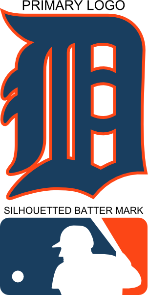 Detroit Tigers Logo Png - Detroit (303x600), Png Download