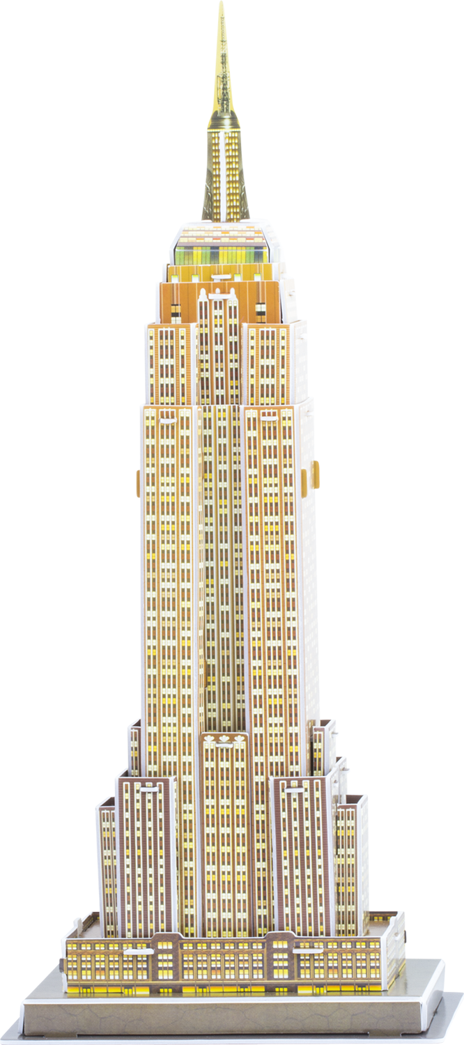 Pusle Sammen En Klassisk Amerikansk Bygning - Empire State Building (666x1500), Png Download