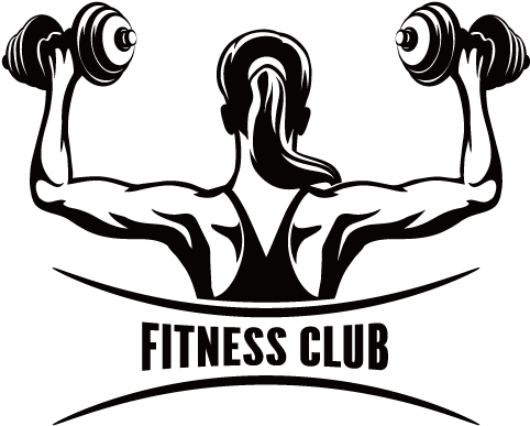 Dumbbell Drawing Fondant - Fitness Club (567x567), Png Download