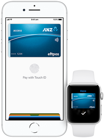 Apple Pay Eftpos Anz Bank - Apple Pay With Anz (370x466), Png Download